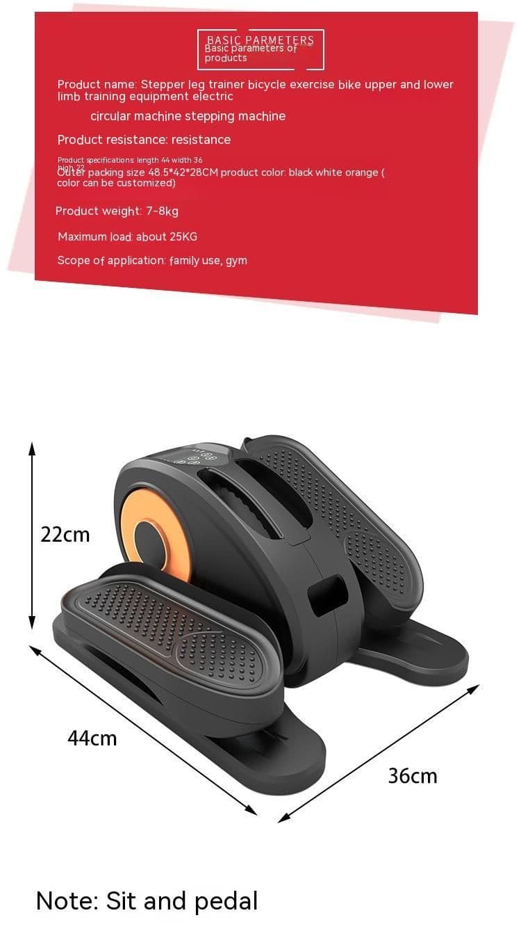 image-Trainer Mute Small Treadmills Exercise Rehabilitation Lower Limb Electric Elliptical Traine
