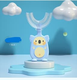 image-Zhuanzhuanxiong Manual Children's U-shaped Toothbrush Silicone Toothbrush Baby