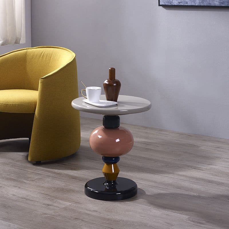 image-Nordic Creative Side Table Modern Minimalist Sofa Removable Side Table Designer Internet Celebrity Sugar Gourd Small Coffee Table