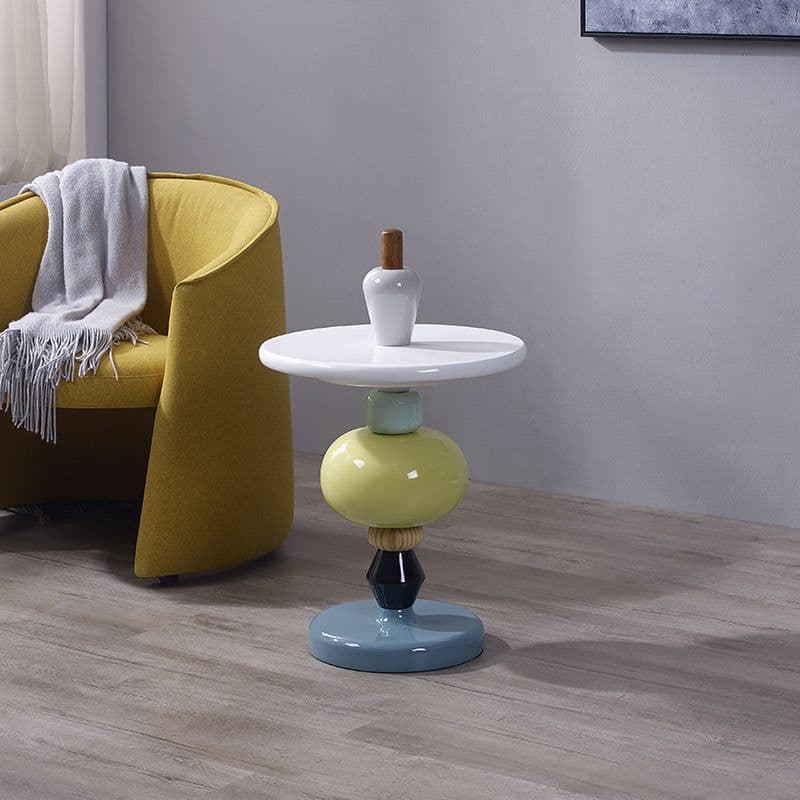 image-Nordic Creative Side Table Modern Minimalist Sofa Removable Side Table Designer Internet Celebrity Sugar Gourd Small Coffee Table
