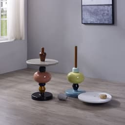 image-Nordic Creative Side Table Modern Minimalist Sofa Removable Side Table Designer Internet Celebrity Sugar Gourd Small Coffee Table