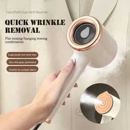 image-Mini Portable Handheld Garment Steamer Fabric Steam Iron For Clothes Travel Home Appliances Vertical US Plug Ironing Machine