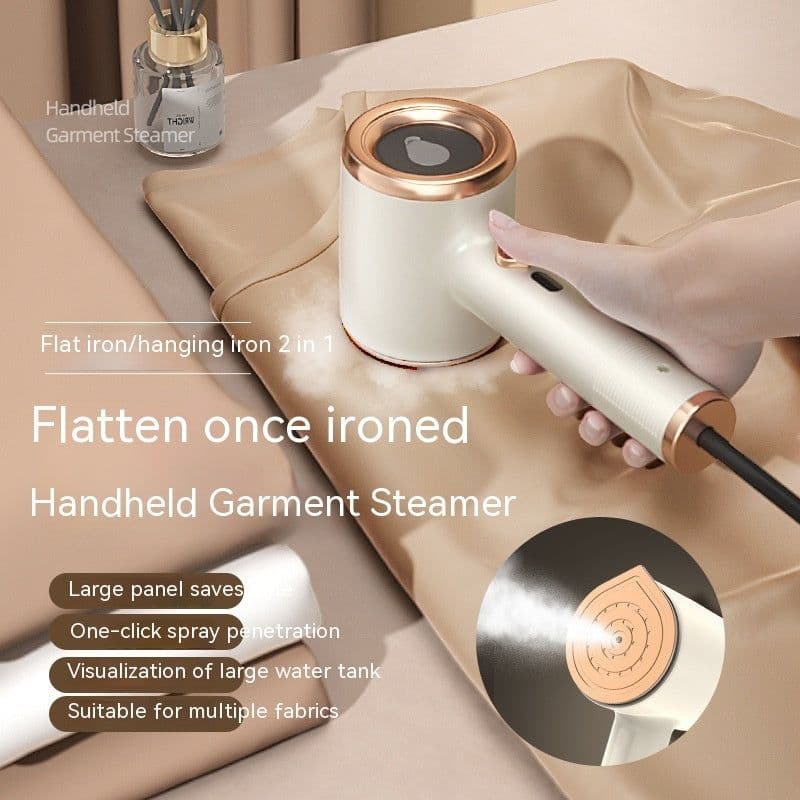 image-Mini Portable Handheld Garment Steamer Fabric Steam Iron For Clothes Travel Home Appliances Vertical US Plug Ironing Machine