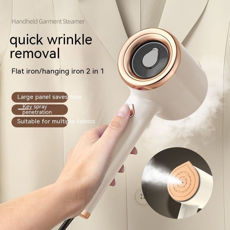 image-Mini Portable Handheld Garment Steamer Fabric Steam Iron For Clothes Travel Home Appliances Vertical US Plug Ironing Machine