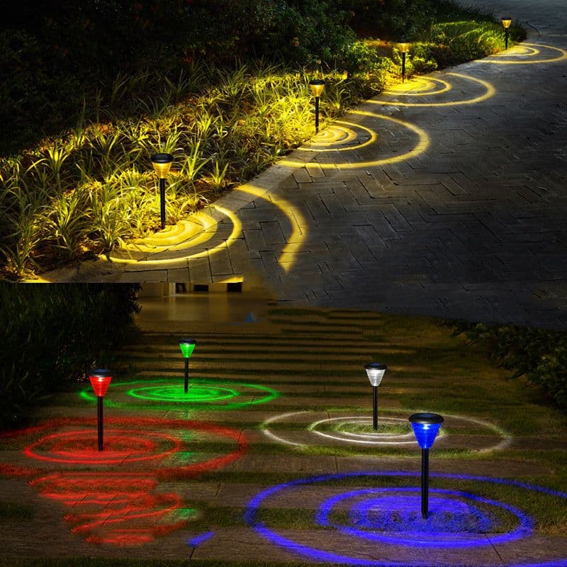 image-Solar Pathway Lights Led Home Outdoor Waterproof Plug-in Garden Atmosphere Landscape Light Waterproof Solar Path Lights Decorative For Yard Path Lawn