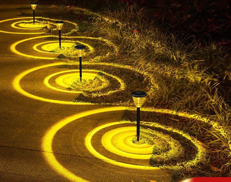 image-Solar Pathway Lights Led Home Outdoor Waterproof Plug-in Garden Atmosphere Landscape Light Waterproof Solar Path Lights Decorative For Yard Path Lawn