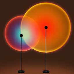 image-Live Broadcast Background Atmosphere Lights Sunset Sunset Lights