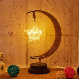 image-Led Modeling Lights Star Moon AppleChristmas Decoration Lights