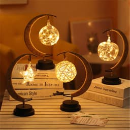 image-Led Modeling Lights Star Moon AppleChristmas Decoration Lights
