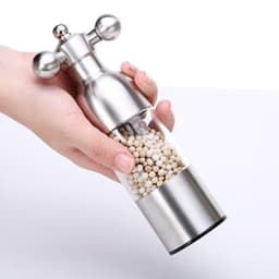 image-Pepper Mill Gadgets Pepper and Salt Grinder Grinding 4 Color Garlic Grinding Spice Grinder Kitchen Creative Tools BBQ Accessory