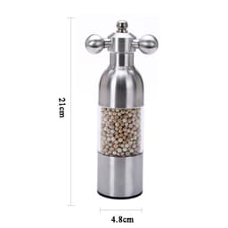 image-Pepper Mill Gadgets Pepper and Salt Grinder Grinding 4 Color Garlic Grinding Spice Grinder Kitchen Creative Tools BBQ Accessory