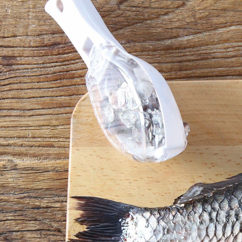 image-Fish Skin Brush Scraping Fish Scale Brush Grater Quick Disassembly Fish Knife Cleaning Peeling Skin Scraper Scraper Fish Scaler Kitchen Tools
