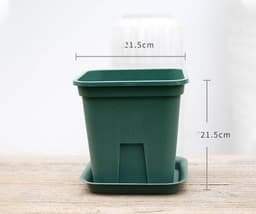 image-Tasha''s garden Castle Peak root control basin gardening flower planting basin rose Clematis gallon basin resin flowerpot