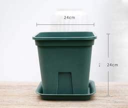 image-Tasha''s garden Castle Peak root control basin gardening flower planting basin rose Clematis gallon basin resin flowerpot