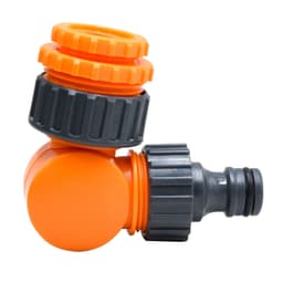 image-Plastic Anti-bending Garden Hose Faucet Adapter, Gardening Watering Garden Quick Water Gun Quick Connection