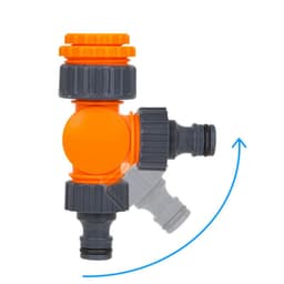 image-Plastic Anti-bending Garden Hose Faucet Adapter, Gardening Watering Garden Quick Water Gun Quick Connection