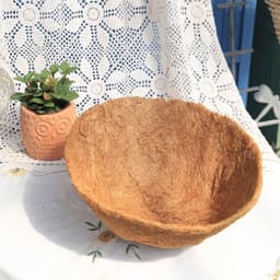 image-1PCs Coconut Palm Cushion For Plastic Flower Pot Square Gardening Mix Soil Lock Design Mat Flower Pot Plant Change Cushion New