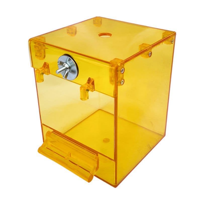 image-External Bird Bath Transparent Bath Square Basin Bird Supplies Pet Supplies