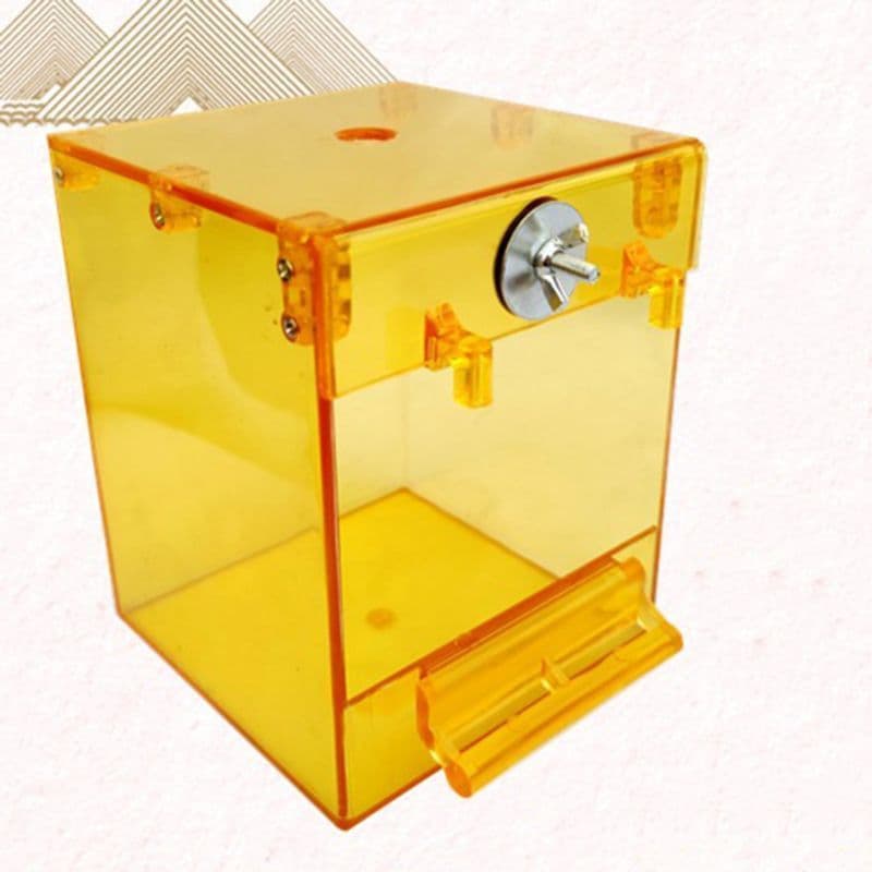 image-External Bird Bath Transparent Bath Square Basin Bird Supplies Pet Supplies