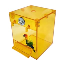 image-External Bird Bath Transparent Bath Square Basin Bird Supplies Pet Supplies