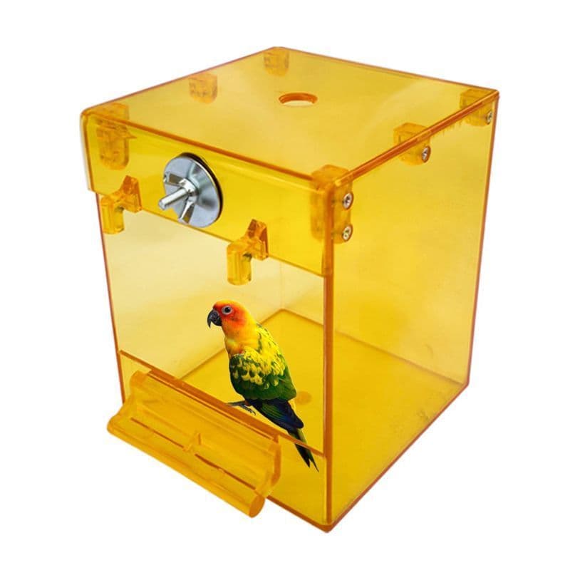 image-External Bird Bath Transparent Bath Square Basin Bird Supplies Pet Supplies