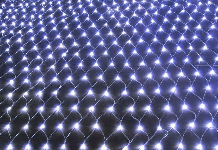 image-Christmas led lights string lights outdoor waterproof fishnet lights full of stars paved holiday lights wedding ins decorative lights
