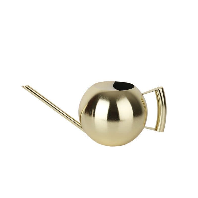 image-Spherical Watering Pot With Long Mouth Flower Watering Device Gardening Watering Can