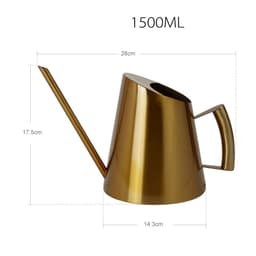 image-Spherical Watering Pot With Long Mouth Flower Watering Device Gardening Watering Can
