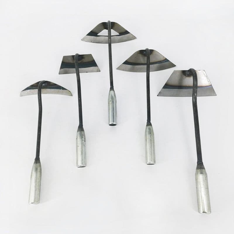 image-All-manganese Steel Gardening Hand-held Hoe All-steel Hardened Hollow Hoe