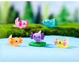 image-Cartoon Cute Hexagonal Dragon Fish Tank Moss Succulent Landscaping Gardening Decorations