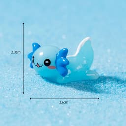 image-Cartoon Cute Hexagonal Dragon Fish Tank Moss Succulent Landscaping Gardening Decorations