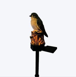 image-Garden Decorative Lights Cartoon Animal Bird Floor Outlet Lawn Lamp Outdoor Solar Resin Light