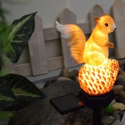 image-Garden Decorative Lights Cartoon Animal Bird Floor Outlet Lawn Lamp Outdoor Solar Resin Light