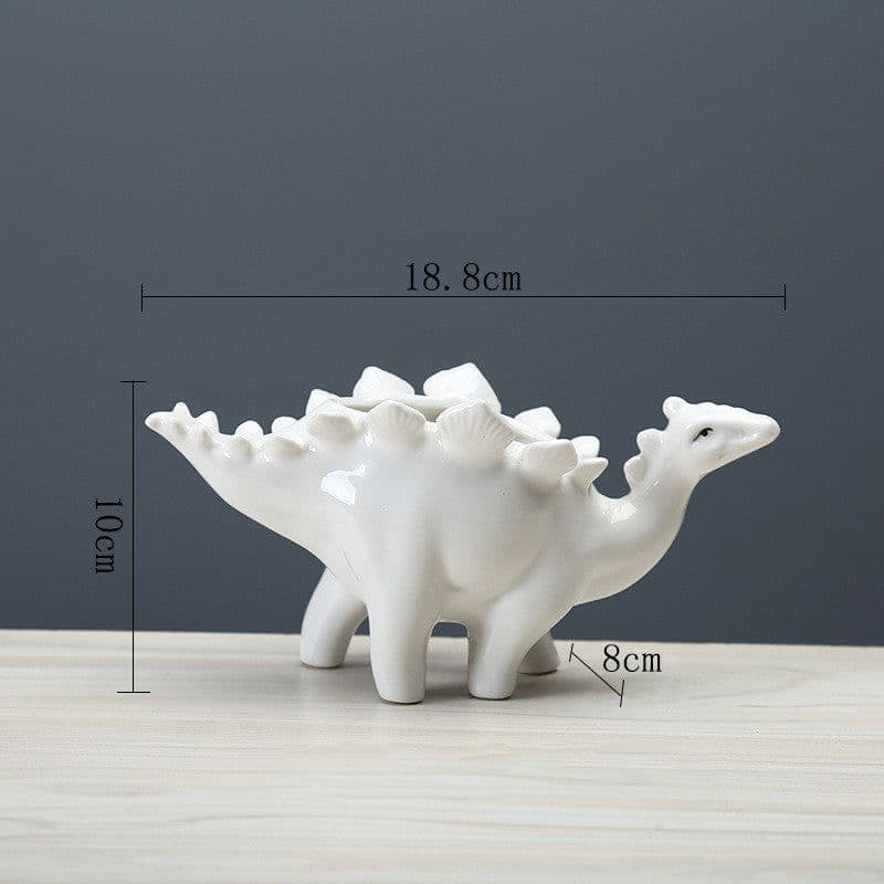 image-Dinosaur Succulent Flower Pot Home Gardening Indoor Ceramic Flower Pot