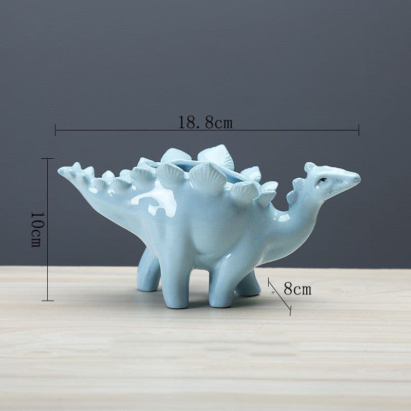 image-Dinosaur Succulent Flower Pot Home Gardening Indoor Ceramic Flower Pot