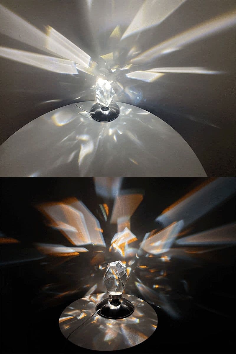 image-Led Crystal Night Light With Remote Control Bedroom Decor Mood Light Novelty Gift Usb Bedside Romantic Projector Rgb Night Lamp