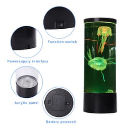 image-Fantasy LED Jellyfish Lamp Color Changing Jellyfish Tank Aquarium Led Lamp Relaxing Mood Night Light