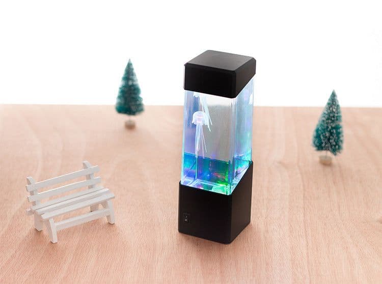 image-Fantasy LED Jellyfish Lamp Color Changing Jellyfish Tank Aquarium Led Lamp Relaxing Mood Night Light