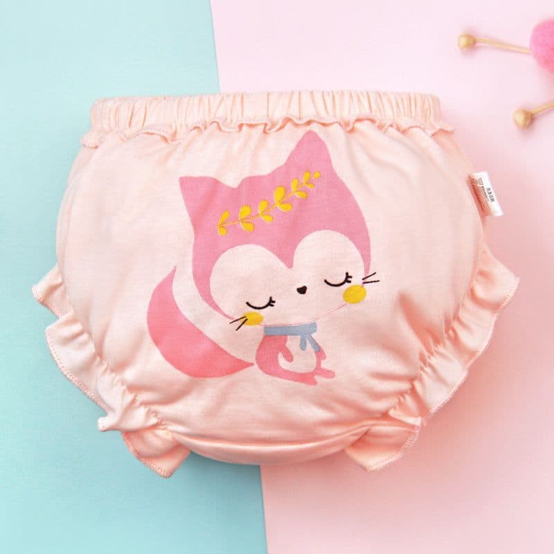 image-Korean Style Shorts Children's Briefs Girls' Underwear Without Pp