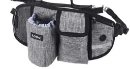 image-Dog Training Leash Waist Bag Hands-Free Outdoor Pet Running Walking Leash Portable Dog Food Water Cup Storage Bags