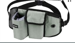 image-Dog Training Leash Waist Bag Hands-Free Outdoor Pet Running Walking Leash Portable Dog Food Water Cup Storage Bags