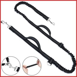 image-Dog Training Leash Waist Bag Hands-Free Outdoor Pet Running Walking Leash Portable Dog Food Water Cup Storage Bags