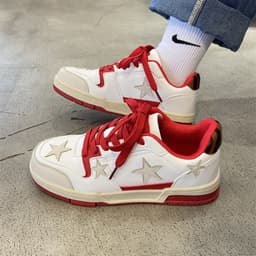 image-Flat Bottom Low Top Skateboard Shoes Sports Women