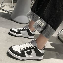 image-Flat Bottom Low Top Skateboard Shoes Sports Women