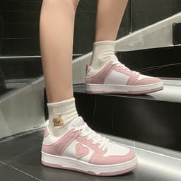 image-Flat Bottom Low Top Skateboard Shoes Sports Women