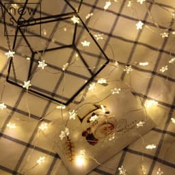 image-Newsoo copper line star lights LED lights flashing lights string lights star girl heart room dormitory layout decoration