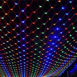 image-Christmas led lights string lights outdoor waterproof fishnet lights full of stars paved holiday lights wedding ins decorative lights