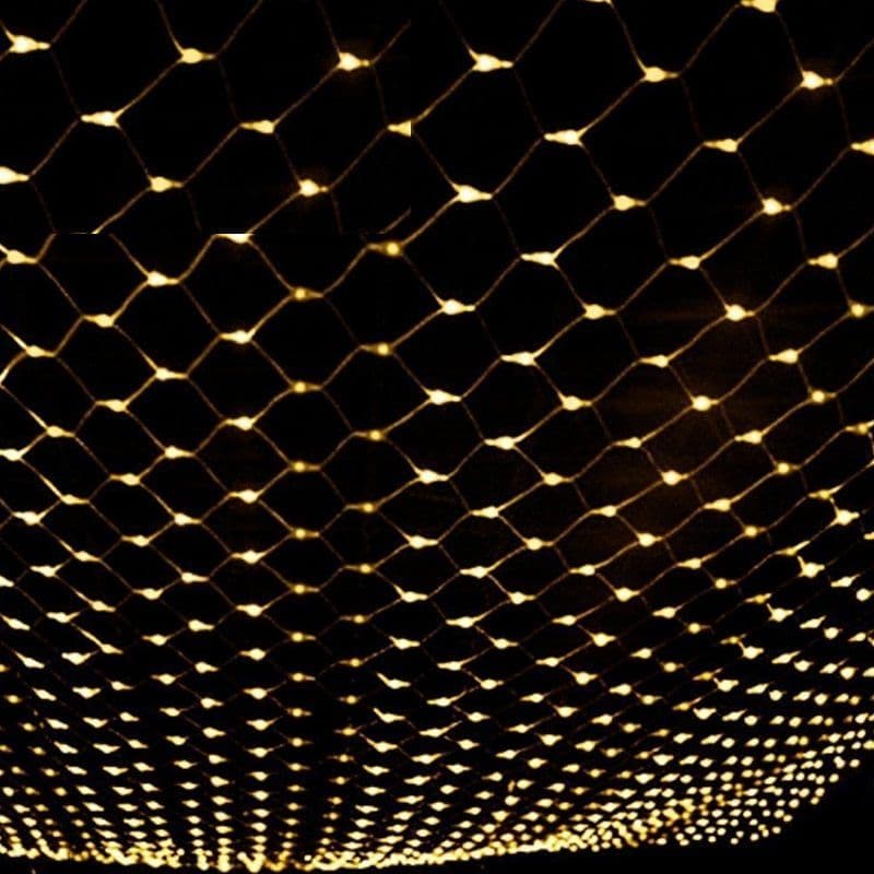 image-Christmas led lights string lights outdoor waterproof fishnet lights full of stars paved holiday lights wedding ins decorative lights