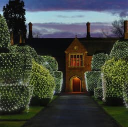 image-Christmas led lights string lights outdoor waterproof fishnet lights full of stars paved holiday lights wedding ins decorative lights