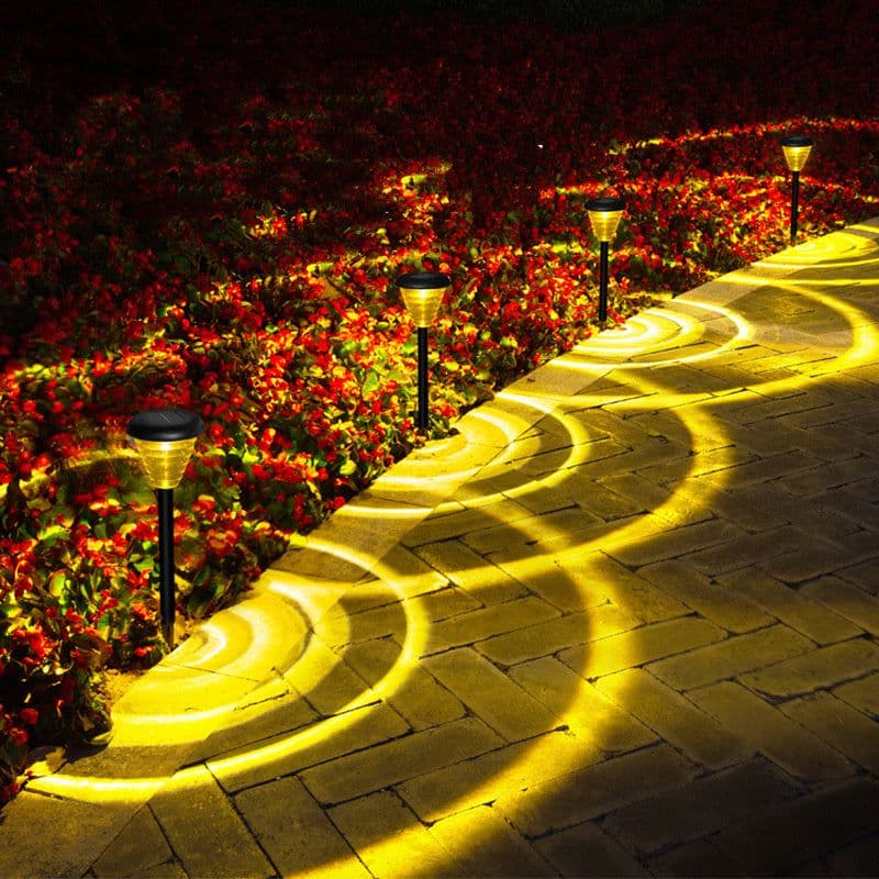 image-Solar Pathway Lights Led Home Outdoor Waterproof Plug-in Garden Atmosphere Landscape Light Waterproof Solar Path Lights Decorative For Yard Path Lawn